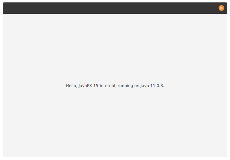 HelloFX running as a native binary